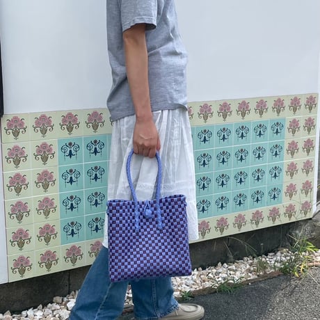 【6月22日(月)〜6月26日(金)発送】 Gummy Bag No.10 (Size: S) ' gingham ' _Pansy