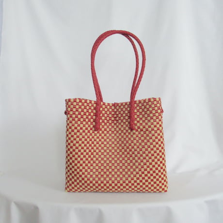 【6月8日(月)〜6月12日(金)発送】 Gummy Bag No.23 (Size: L) 'gingham' _Apple Pie
