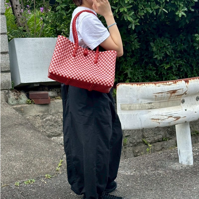 9月8日(金)〜9月12日(金)発送】 BOSTON BAG 'gingham' No.13