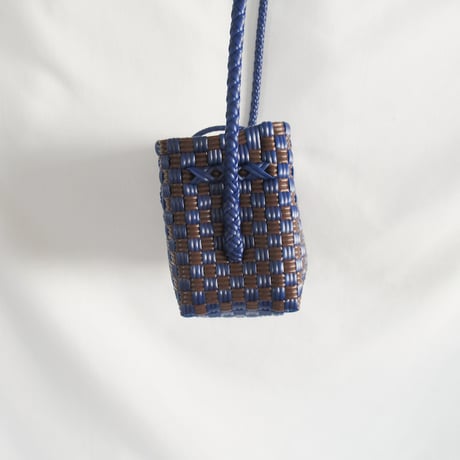 【6月8日(月)〜6月12日(金)発送】 Hello Bag No.21 ' gingham ' _Azzurro e Marrone