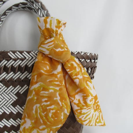 【6月8日(月)〜6月12日(金)発送】 Bag×Handkerchief［D］Mekearibag (Size : S) _Mocha Brown × Gomashio