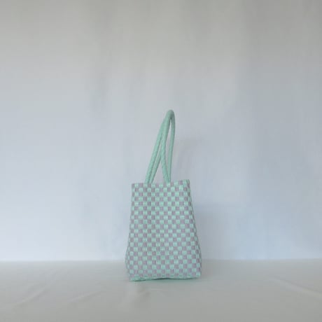 【10月26日(月)〜10月30日(金)発送】 BOSTON BAG No.15  'gingham' _Orchid Dew
