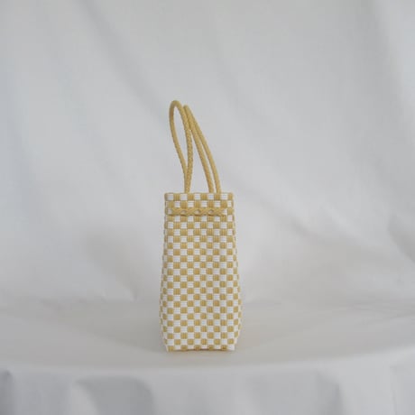 【7月27日(月)〜7月31日(金)発送】  Gummy Bag No.6 (Size: S) ' gingham ' _Milk Crepe