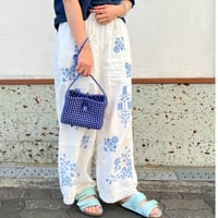 【8月10日(月)〜順次発送】 Hello Bag  No.7 _Koiai Blue