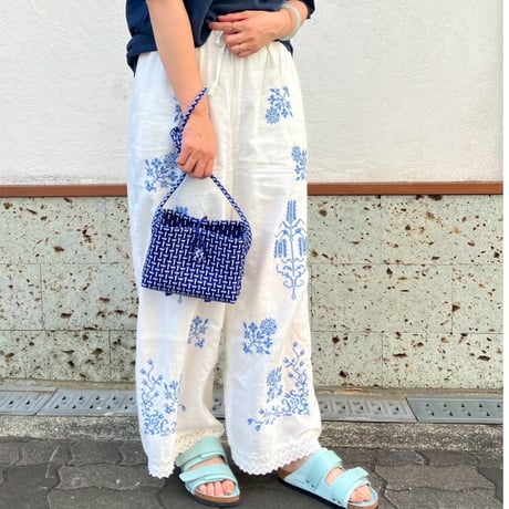 【6月8日(月)〜6月12日(金)発送】  Hello Bag  No.8 _Koiai Blue