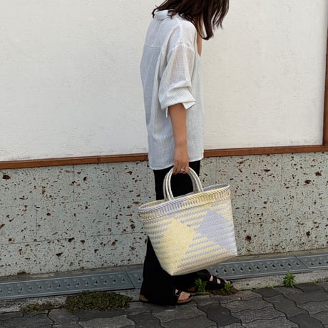 【6月15日(月)〜6月19日(金)発送】 Mekearibag  No.27 (Size L) _Yasashii Purple × Butter