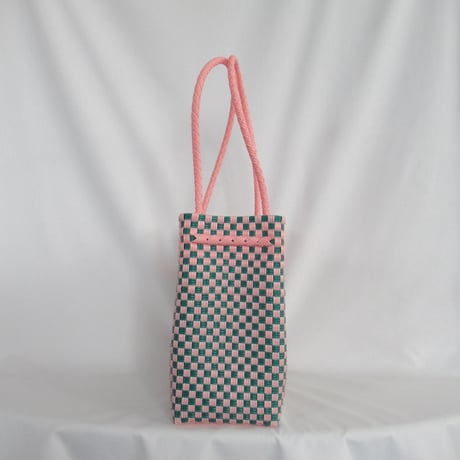【6月22日(月)〜6月26日(金)発送】 Gummy Bag No.16 (Size: M) ' gingham ' _Guava