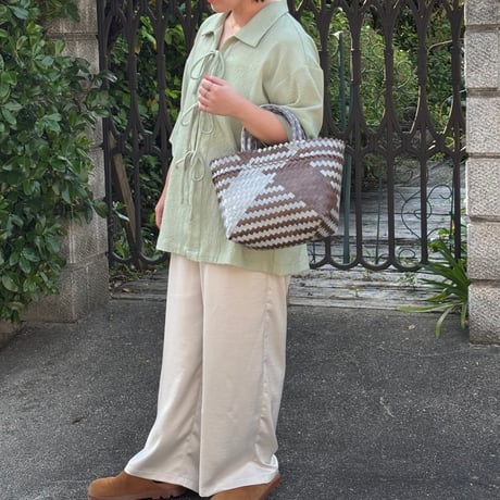 【8月24日(月)〜8月28日(金)発送】  Mekearibag No.16 (Size S) _Mocha Silver