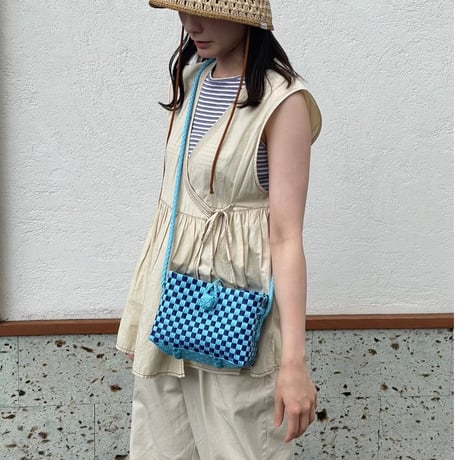 【6月8日(月)〜6月12日(金)発送】 Hello Bag No.14 ' gingham ' _Wave