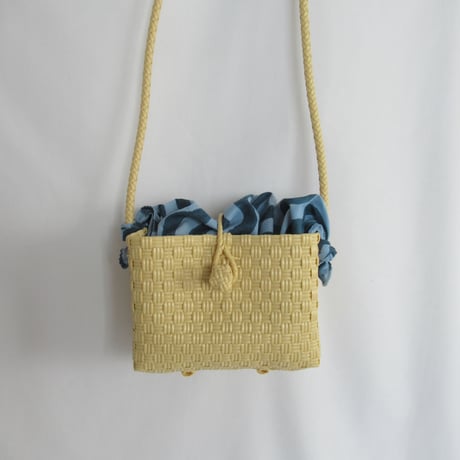 【6月22日(月)〜6月26日(金)発送】 Bag×Handkerchief［I］Hello bag _ Custard