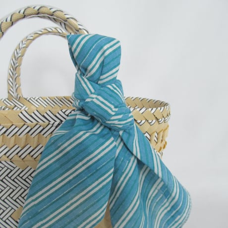 【6月15日(月)〜6月19日(金)発送】 Bag×Handkerchief［C］Mekearibag (Size : S) _Milktea×Gomashio