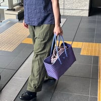 【6月22日(月)〜6月26日(金)発送】 BOSTON BAG No.31 'gingham'  _ Pansy