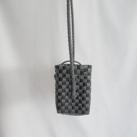 【10月26日(月)〜10月30日(金)発送】 Hello Bag No.17 ' gingham '_Chacoal Clay