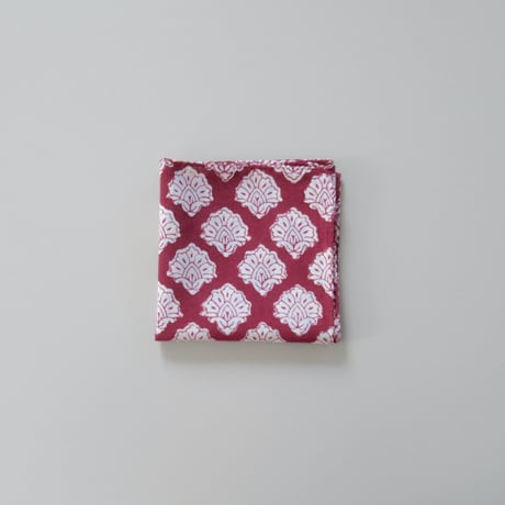 【6月8日(月)〜6月12日(金)発送】 Indian Cotton Handkerchief ［B] - YR36