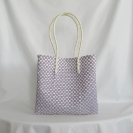 【11月2日(月)〜11月6日(金)発送】Gummy Bag No.501 (Size: L) ' gingham ' _Milky Purple Fizz