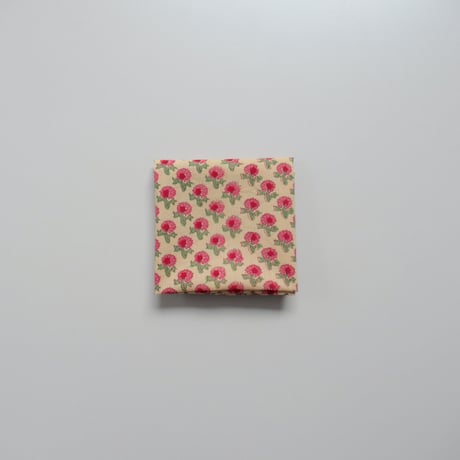【6月22日(月)〜6月26日(金)発送】 Indian Cotton Handkerchief [C] - SAND70