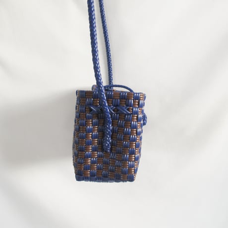【6月8日(月)〜6月12日(金)発送】 Hello Bag No.21 ' gingham ' _Azzurro e Marrone