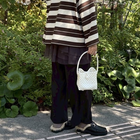 【10月26日(月)〜10月30日(金)発送】 BÉBÉ BAG No.3 ' gingham ' _Sugar