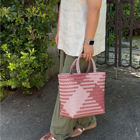 新品未使用★MEKEARISA★ BOSTON BAG ・チェリーレッド 9月8日(金)〜9月12日(金)発送】 BOSTON BAG No.6 _ Cherry R
