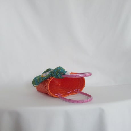 【6月8日(月)〜6月12日(金)発送】 Bag×Handkerchief［A］Mekearibag (Size : XS) _Bloom