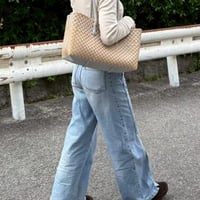 【9月14日(月)〜9月18日(金)発送】 BOSTON BAG No.18 'gingham' _ Moon