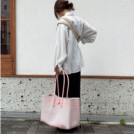 【10月26日(月)〜10月30日(金)発送】 ALLDAY BAG No.10  'gingham'   _Cotton Candy