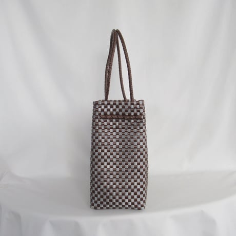 【7月13日(月)〜7月17日(金)発送】 Gummy Bag No.25 (Size: L) ' gingham ' _Urban Taupe