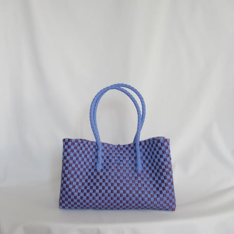 【6月22日(月)〜6月26日(金)発送】 BOSTON BAG No.31 'gingham'  _ Pansy