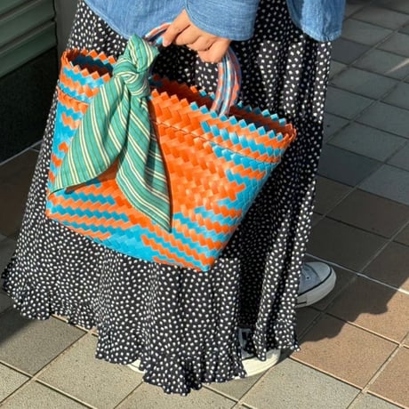 【6月8日(月)〜6月12日(金)発送】 Indian Cotton Handkerchief [E] - ST40