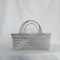 【6月22日(月)〜6月26日(金)発送】 Mekearibag BOUQUET(cross) No.5 _Silver×Yasashii Purple