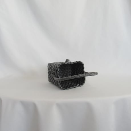 【10月26日(月)〜10月30日(金)発送】 BÉBÉ BAG No.12 ' gingham ' _ Charcoal Clay