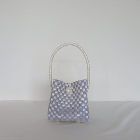 【10月26日(月)〜10月30日(金)発送】 BÉBÉ BAG No.16 ' gingham ' _ Milky Purple Fizz