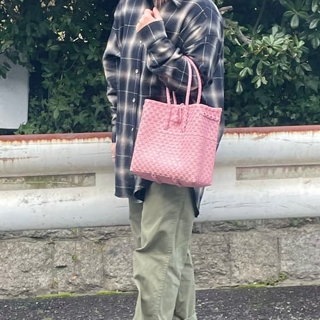 【6月8日(月)〜6月12日(金)発送】 Gummy Bag No.9 (Size: S) ' gingham ' _Pink Jelly Bean