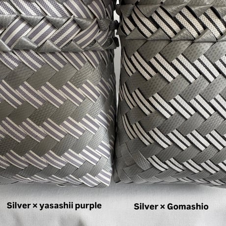 【6月8日(月)〜6月12日(金)発送】 Mekearibag BOUQUET(cross) No.2 _Silver × Gomashio