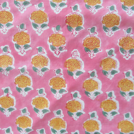 【6月22日(月)〜6月26日(金)発送】 Indian Cotton Handkerchief [K] - DP53