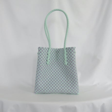 【6月15日(月)〜6月19日(金)発送】 Gummy Bag No.17 (Size: M) ' gingham ' _Orchid Dew