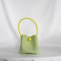 【10月26日(月)〜10月30日(金)発送】 BÉBÉ BAG No.9 ' gingham ' _Lemongrass