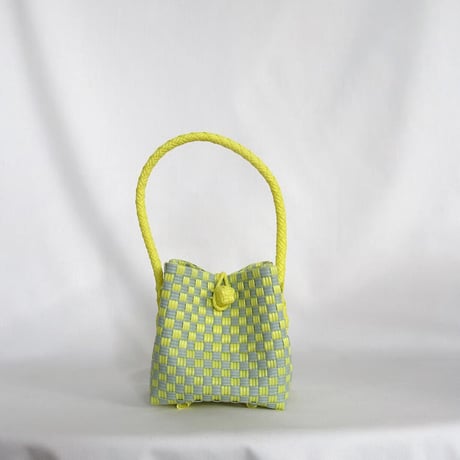 【10月26日(月)〜10月30日(金)発送】 BÉBÉ BAG No.9 ' gingham ' _Lemongrass