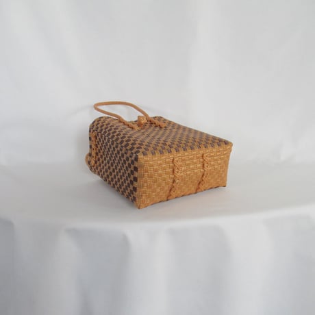【7月6日(月)〜7月10日(金)発送】 Gummy Bag No.11 (Size: S) ' gingham ' _Caramel Mocha