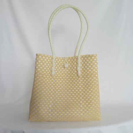 【8月31日(月)〜順次発送】 Gummy Bag No.37 (Size: L) ' gingham ' _Custard Fizz