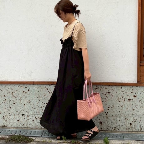 【7月21日(火)〜7月24日(金)発送】 BOSTON BAG No.18  'gingham' _Pink Toffy
