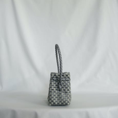 【6月15日(月)〜6月19日(金)発送】 BÉBÉ BAG No.12 ' gingham ' _Silver Obscura