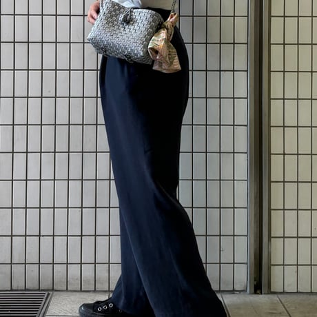 【6月15日(月)〜6月19日(金)発送】 Bag×Handkerchief［G］Hello bag _ Metallic Silver