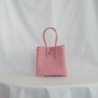【6月8日(月)〜6月12日(金)発送】 Gummy Bag No.9 (Size: S) ' gingham ' _Pink Jelly Bean