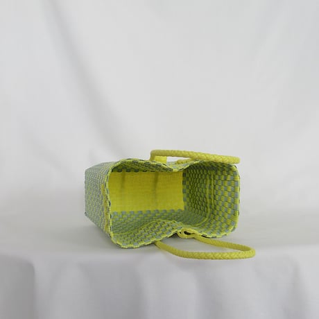 【7月21日(火)〜7月24日(金)発送】 Gummy Bag No.5 (Size: S) ' gingham ' _Lemongrass