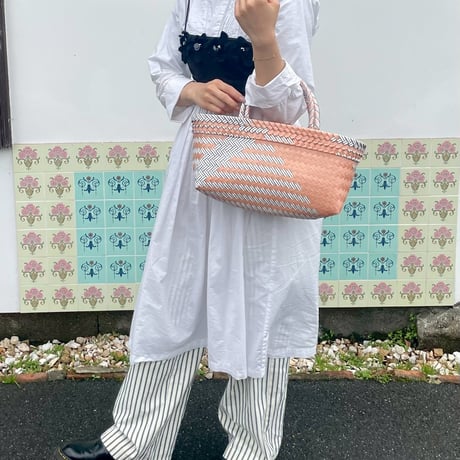 【6月8日(月)〜6月12日(金)発送】 Mekearibag BOUQUET(cross) No.4 _Peach × Gomashio