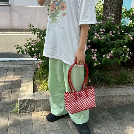 【6月8日(月)〜6月12日(金)発送】 Panini No.6 'gingham' _Poppy