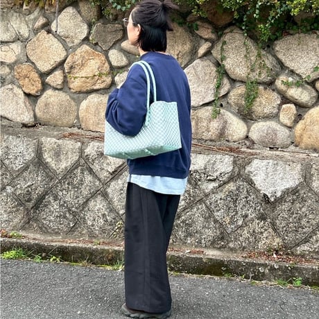 【10月26日(月)〜10月30日(金)発送】 BOSTON BAG No.15  'gingham' _Orchid Dew