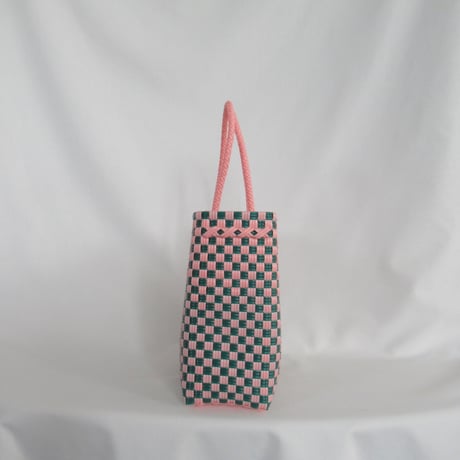 【6月15日(月)〜6月19日(金)発送】 Gummy Bag No.7 (Size: S) ' gingham ' _Guava