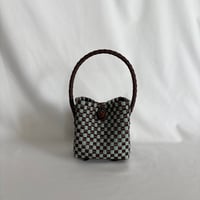 【9月28日(月)〜10月2日(金)発送】 BÉBÉ BAG No.14 ' gingham ' _Chocomint